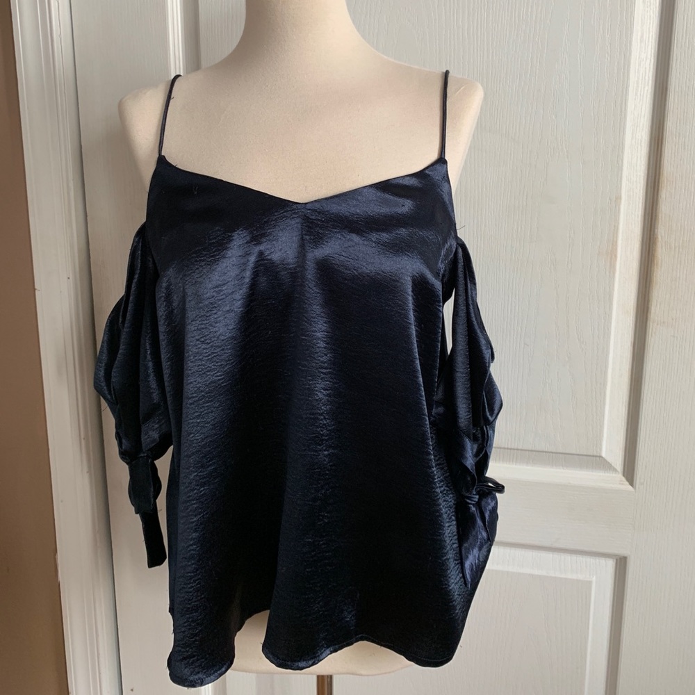 Urban Outfitters Cold-Shoulder Tie Top